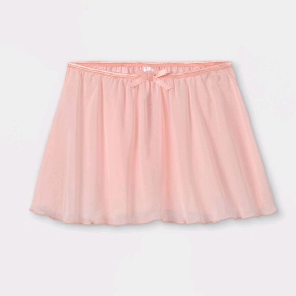 NWT Cat & Jack Girls' Dance Activewear Pink Skirt - Picture 1 of 3